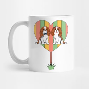 Cavalier King Charles Spaniel Boy and Girl Mug